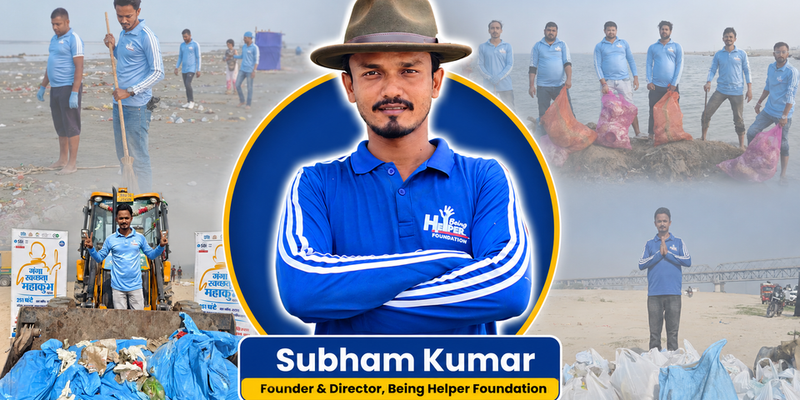 He quit engineering to clean the Ganga, removing 2.47 lakh kg of waste