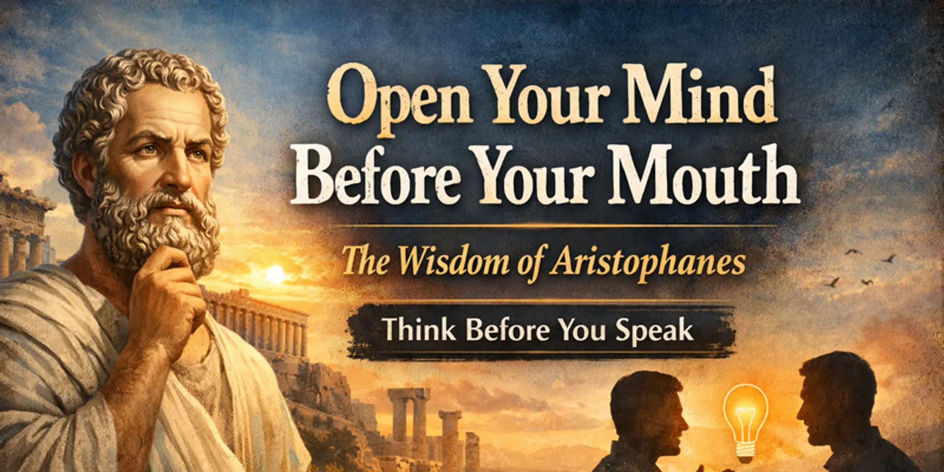 Think Before You Speak: Aristophanes’ Advice Still Matters Today