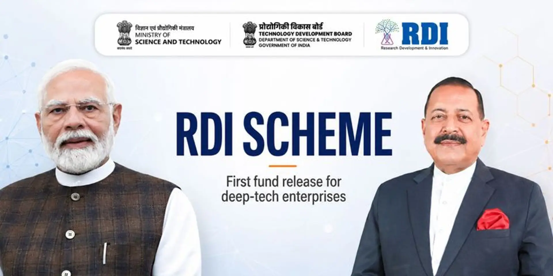 Govt releases first cheques under Rs 1 lakh crore RDI Fund, five deep tech startups make the cut