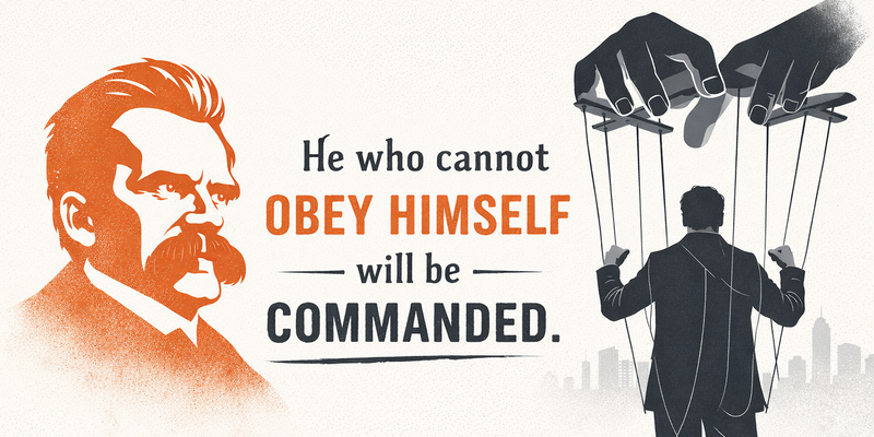 Disiplin bukanlah suatu pilihan: kalimat Nietzsche yang sangat menyentuh hati saat ini