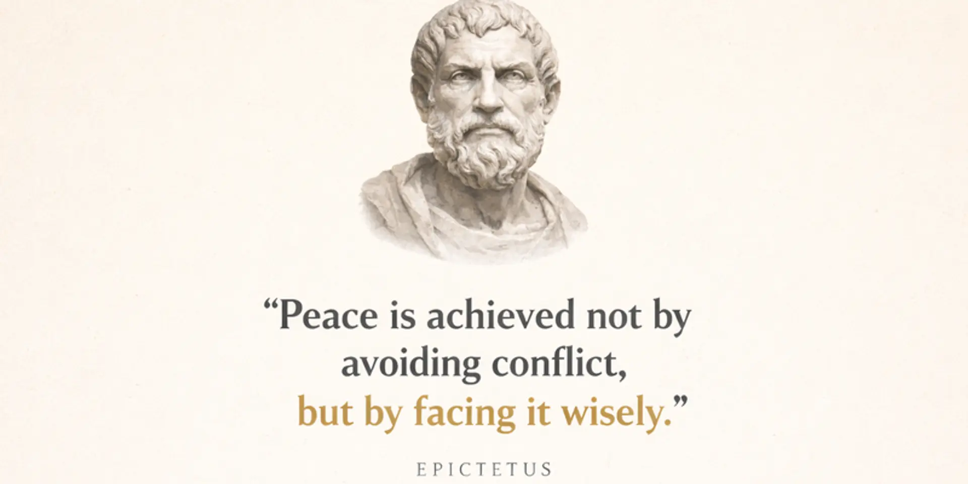 Peace Isn’t Avoiding Conflict: Epictetus on Facing It Wisely