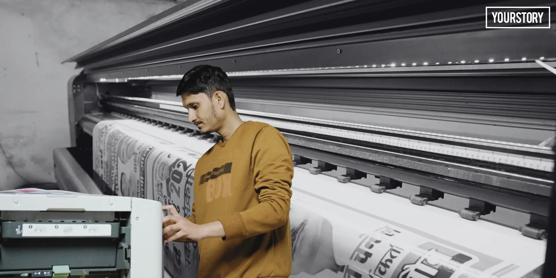 Flex banners to paper jobs: Inside a small print shop business in Jalaun