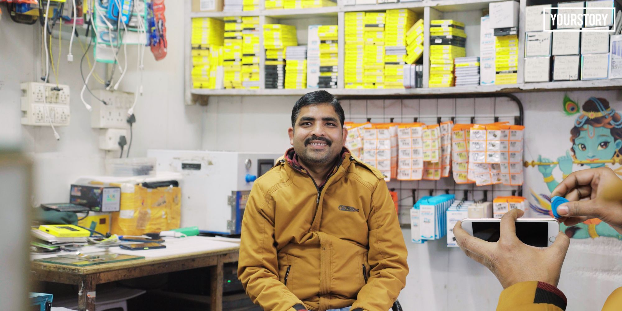 Hardoi: A mobile repairer who began making phone ‘folders’ to steady his business

