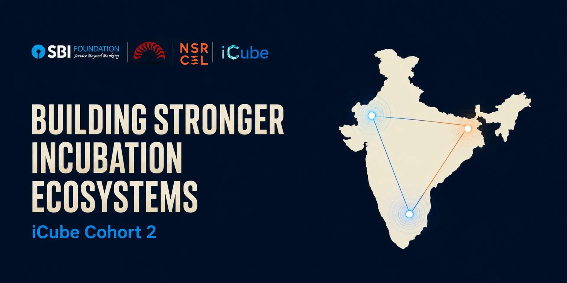 SBI Foundation and NSRCEL launch second iCube cohort to strengthen regional incubators