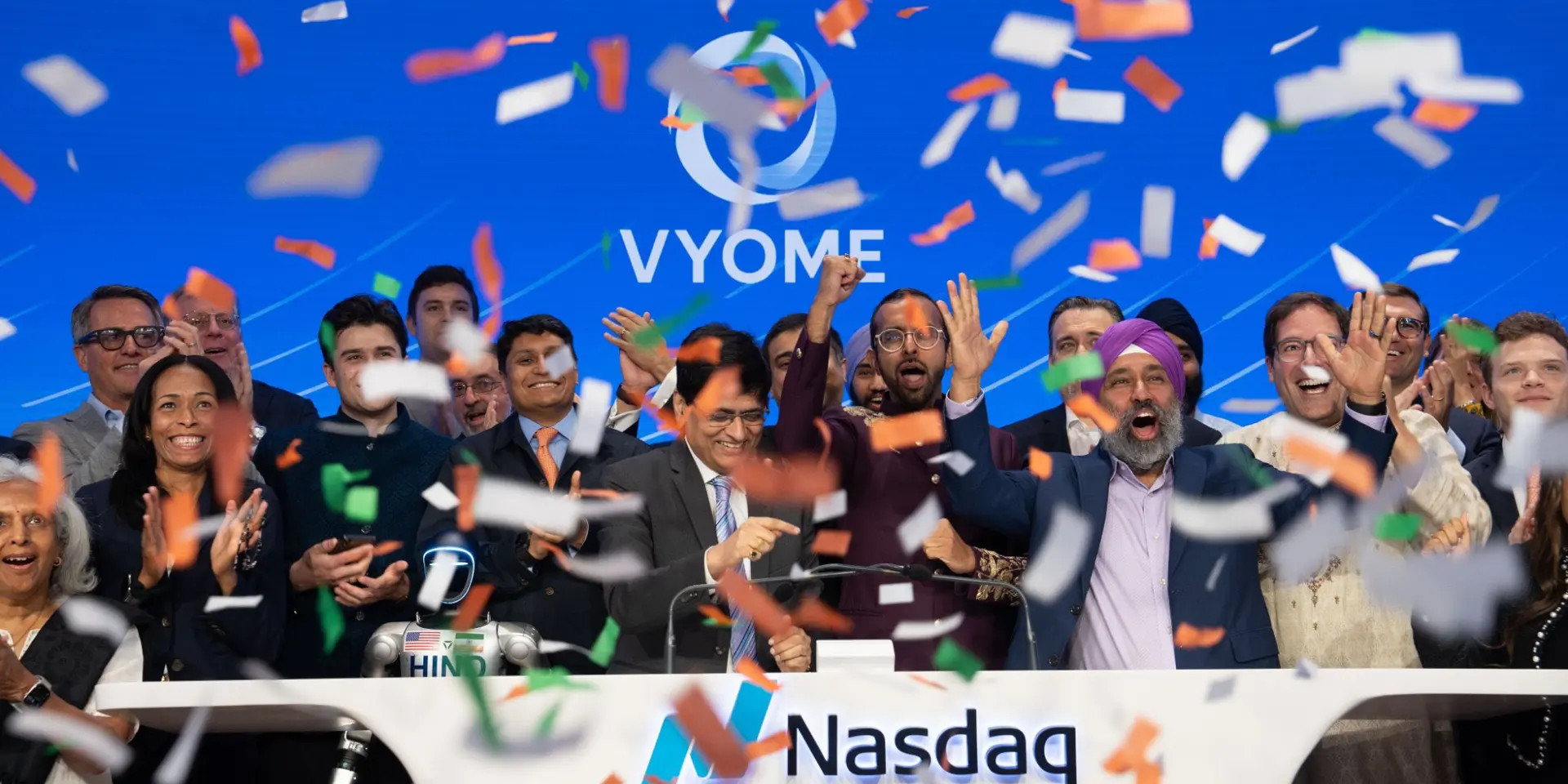 Vyome Debuts as HIND on Nasdaq, Strengthening US-India Innovation Ties