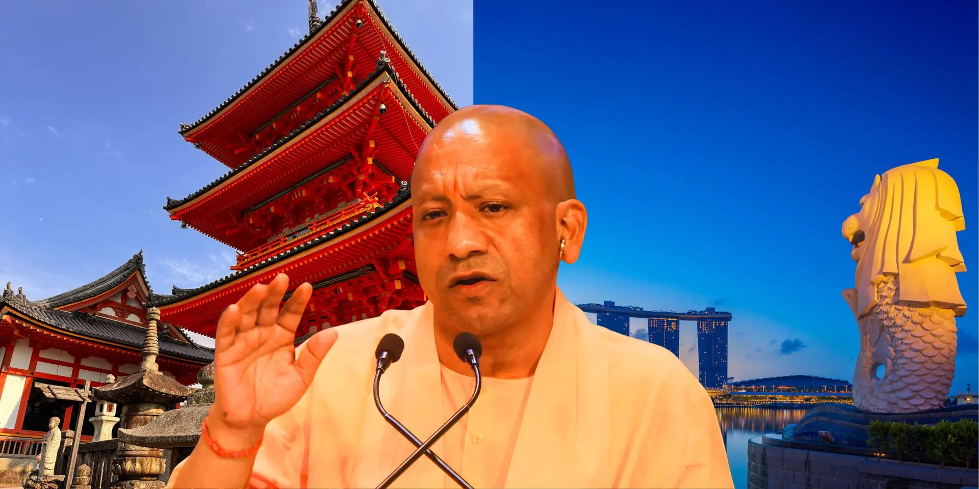 Yogi Adityanath Announces ₹90K Cr Japan, ₹60K Cr Singapore MoUs