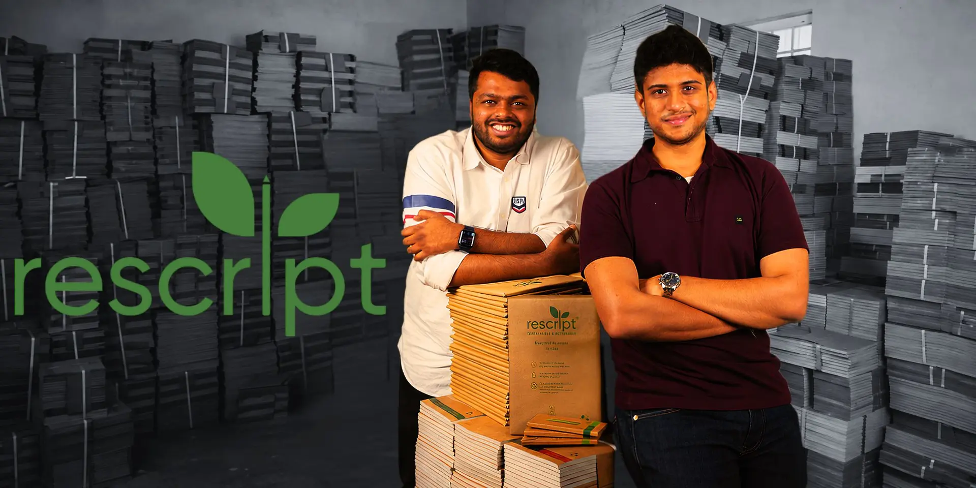Two childhood friends turned India’s trash paper into a multi-crore notebook brand