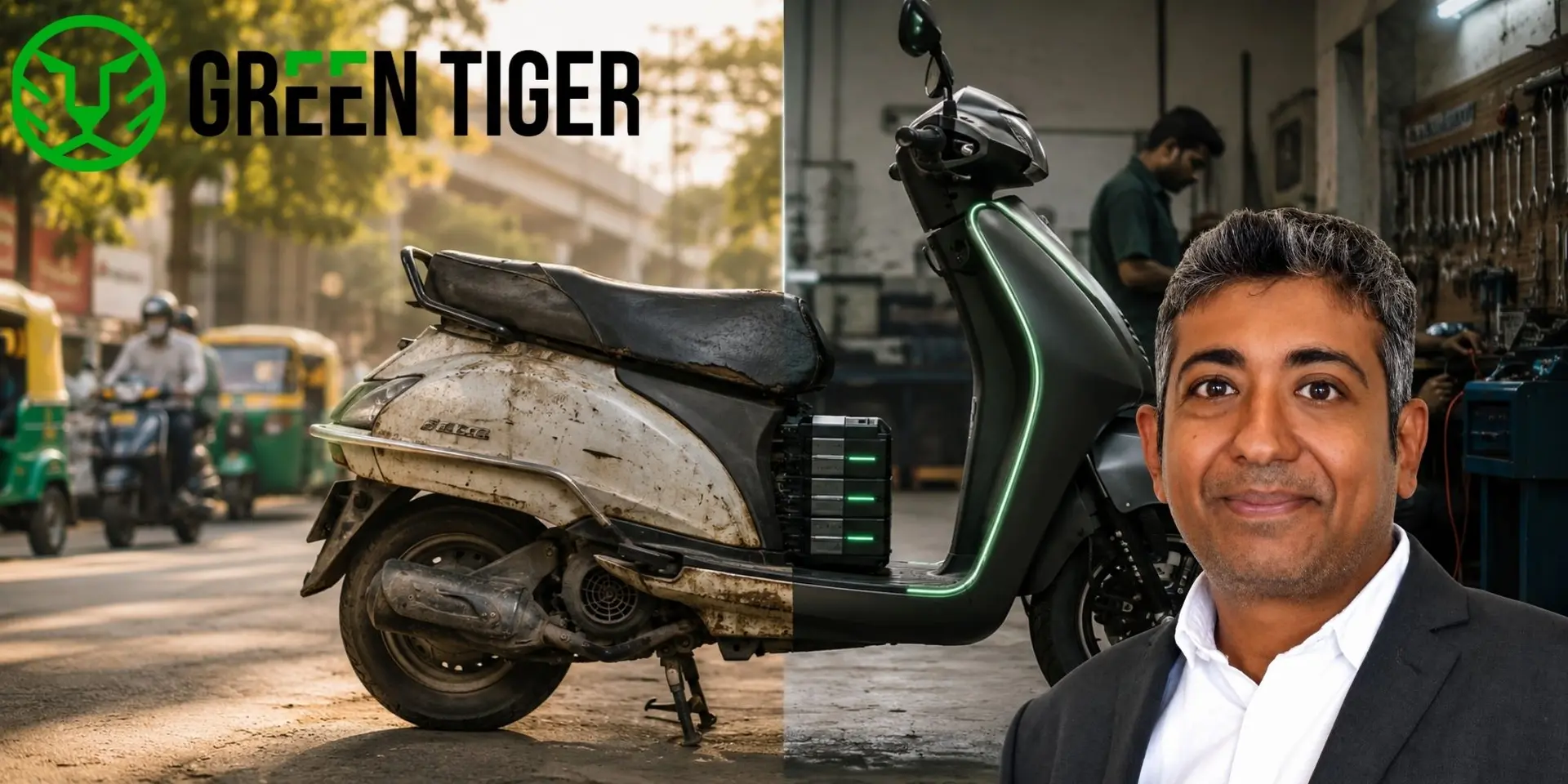 Green Tiger Mobility turns old petrol scooters into EVs