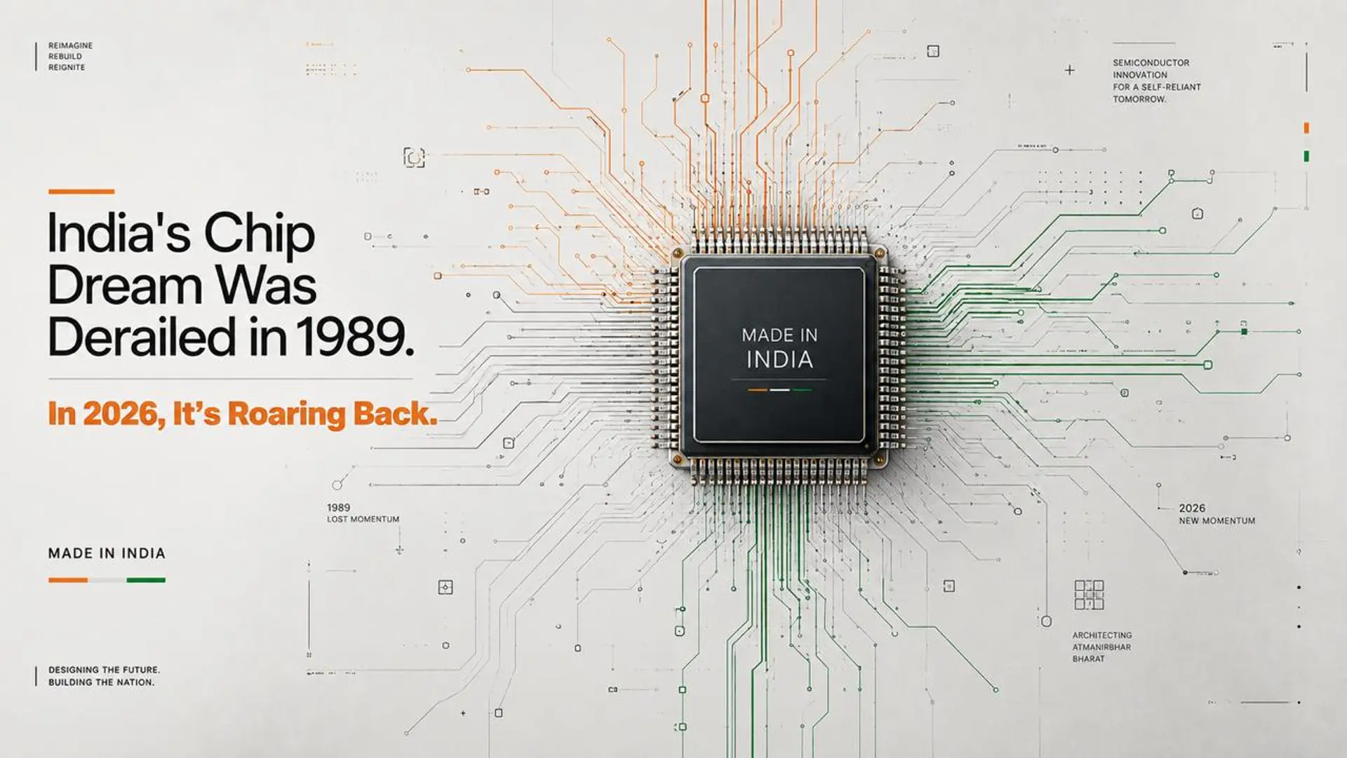 India's chip dream was derailed in 1989. In 2026, it's roaring back
