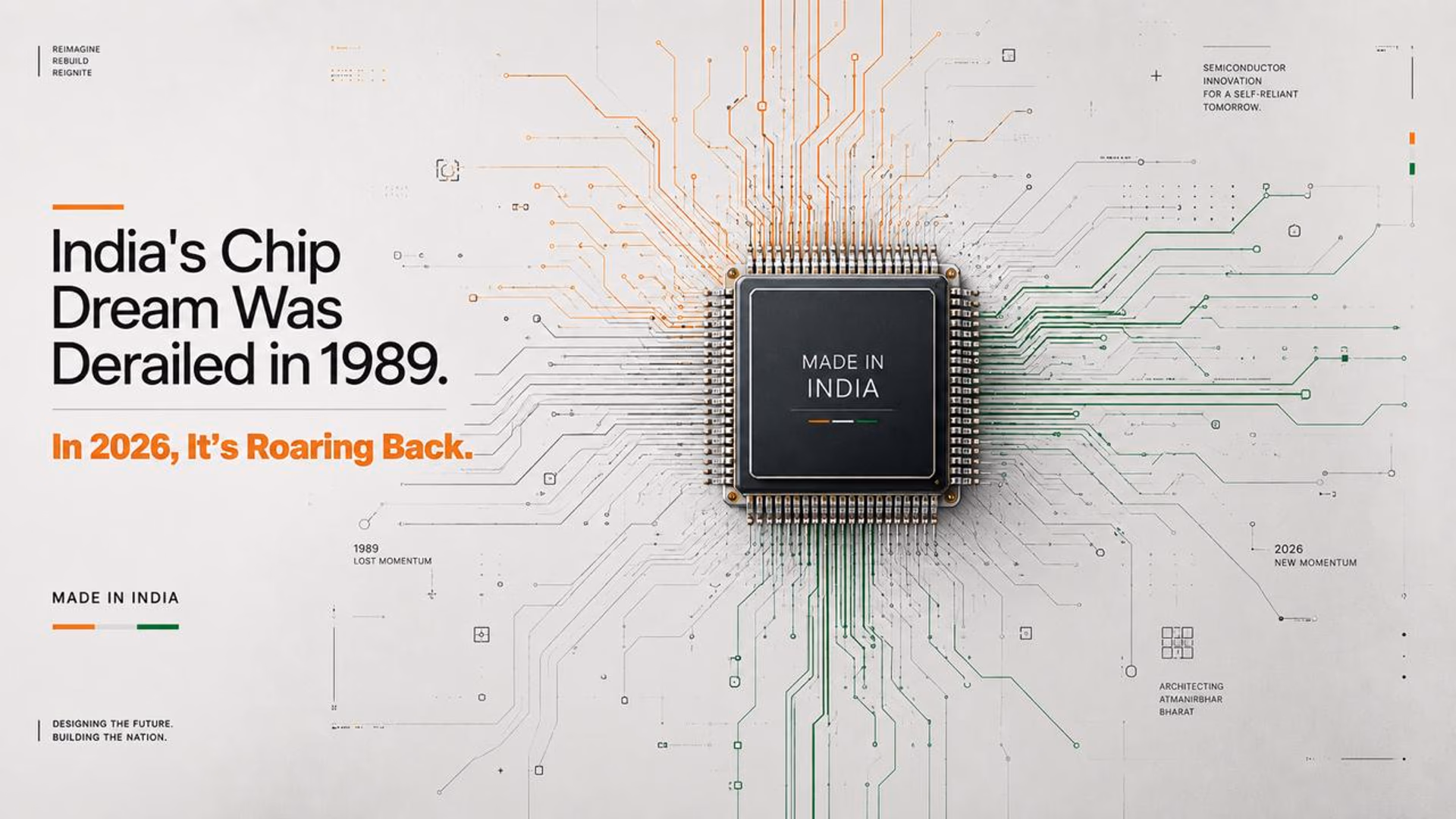 India's chip dream was derailed in 1989. In 2026, it's roaring back