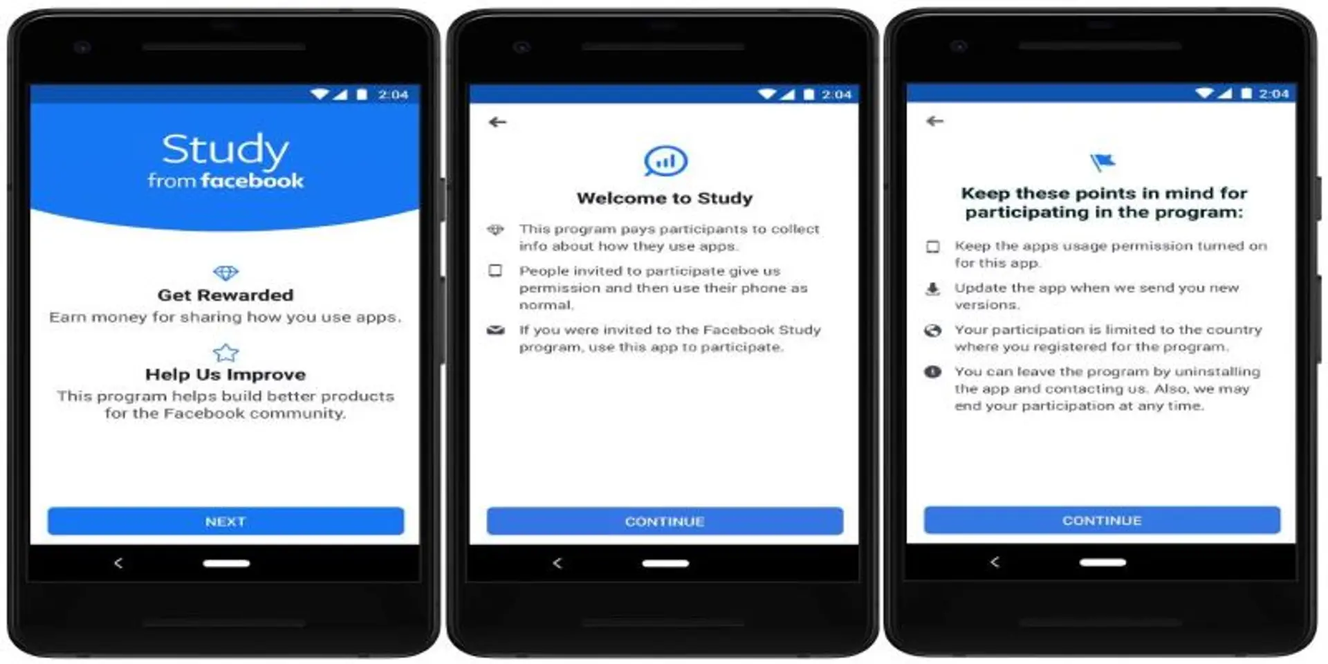 Through new app Study, Facebook pays users to know what they do on their phone