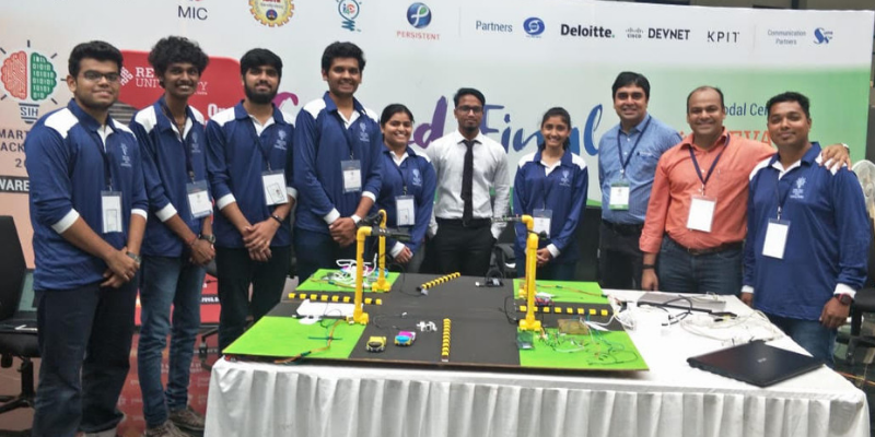 Team Quebik’s innovation to solve traffic congestion won Rs 1 lakh at the Smart India Hackathon