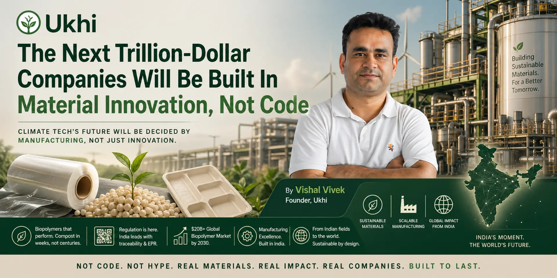 The Next Trillion-Dollar Companies Will Be Built In Material Innovation, Not Code 
