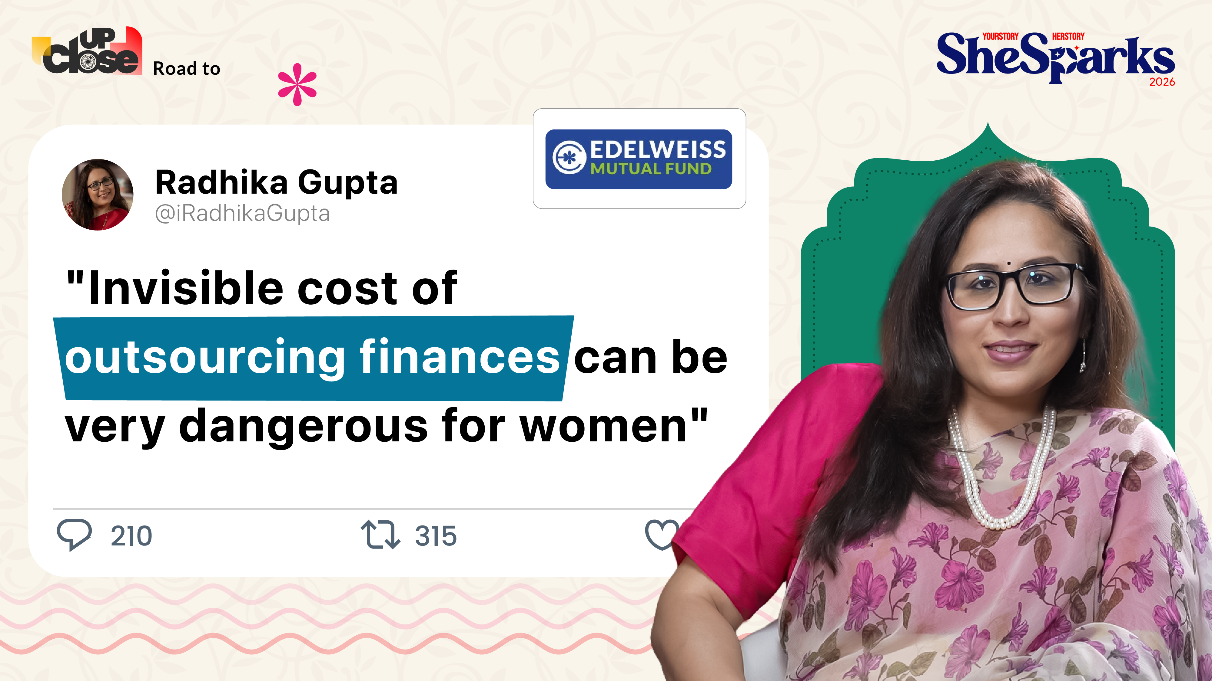  From Self-Doubt to CEO |Closing the confidence gap: Radhika Gupta on Money, Motherhood & Ambition