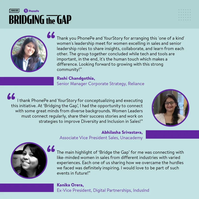 Bridging the Gap: Bringing together women sales and business leaders for an evening of community building