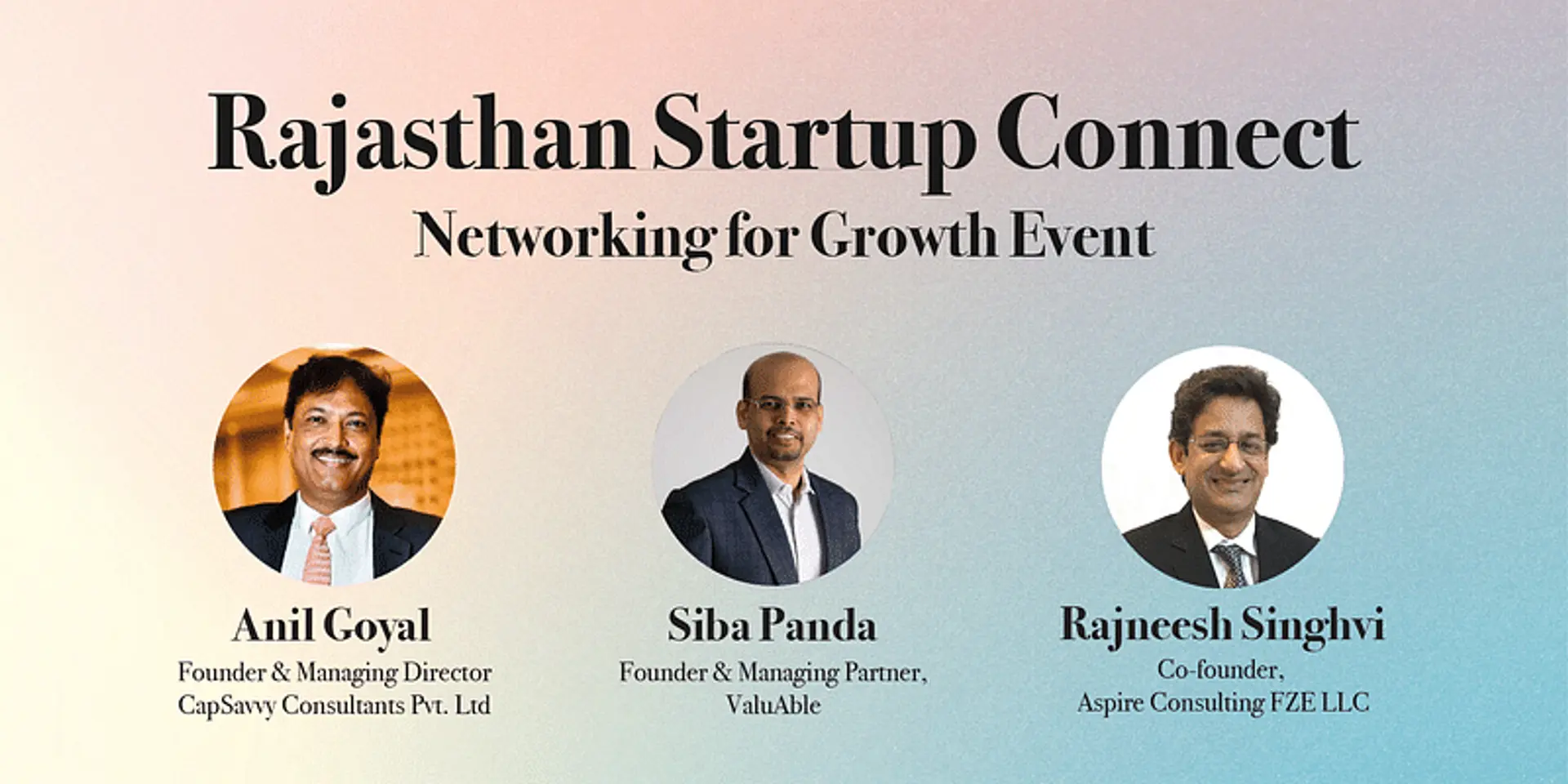 Rajasthan Startup Connect: Sessions and hacks to help startups connect, grow, and scale