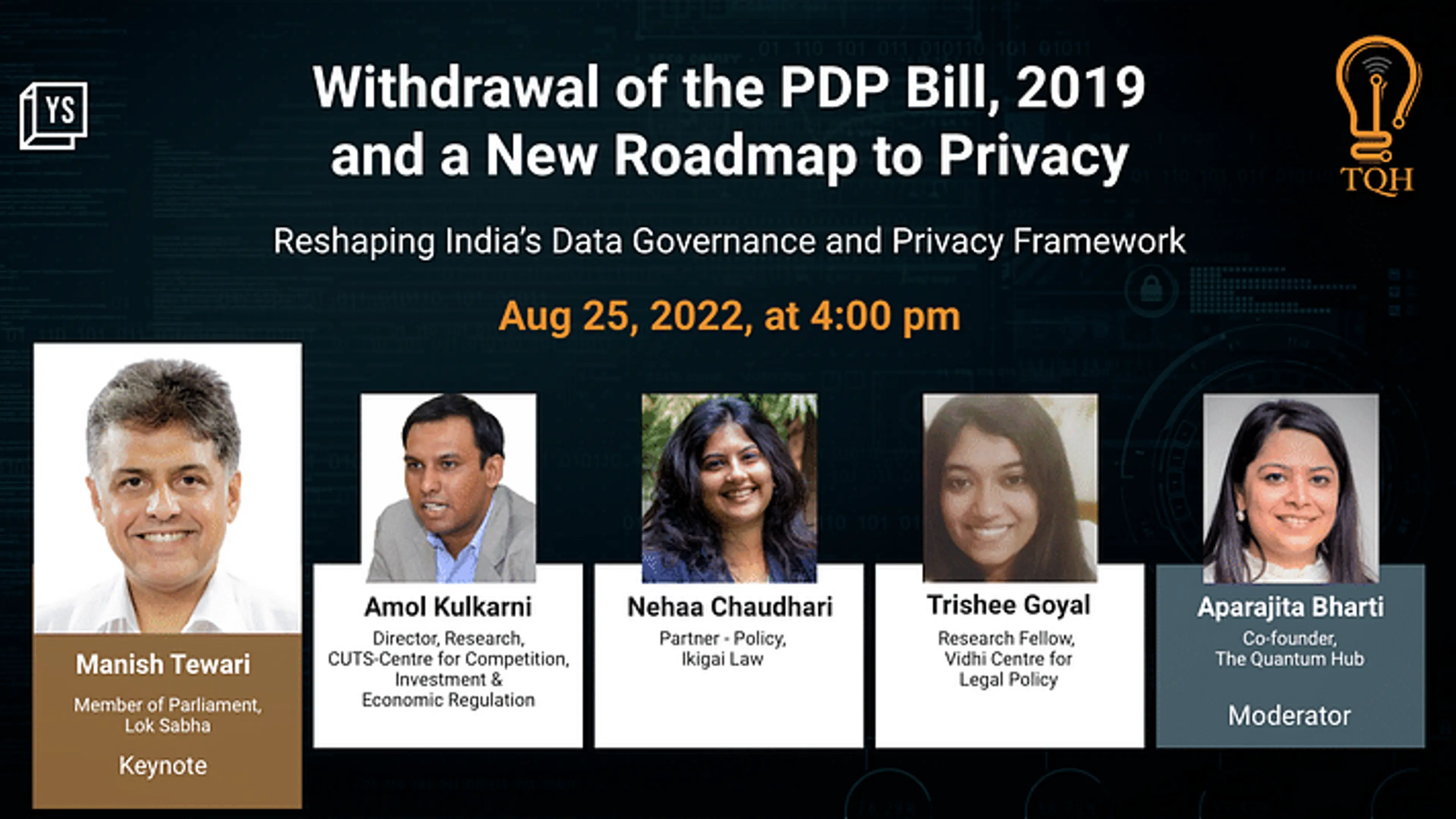 What direction will data privacy take in India? The Quantum Hub, Manish Tewari and experts discuss