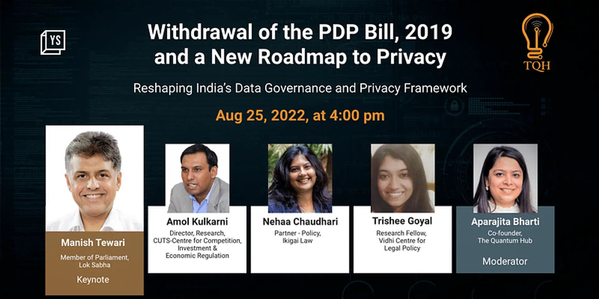 What direction will data privacy take in India? The Quantum Hub, Manish Tewari and experts discuss