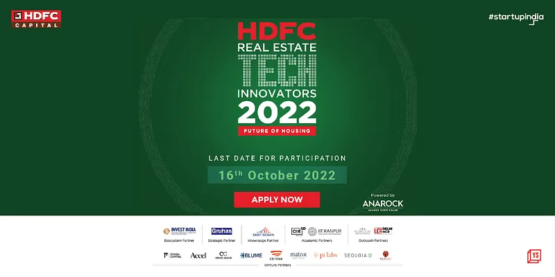 Applications are now open for HDFC Real Estate Tech Innovators 2022 