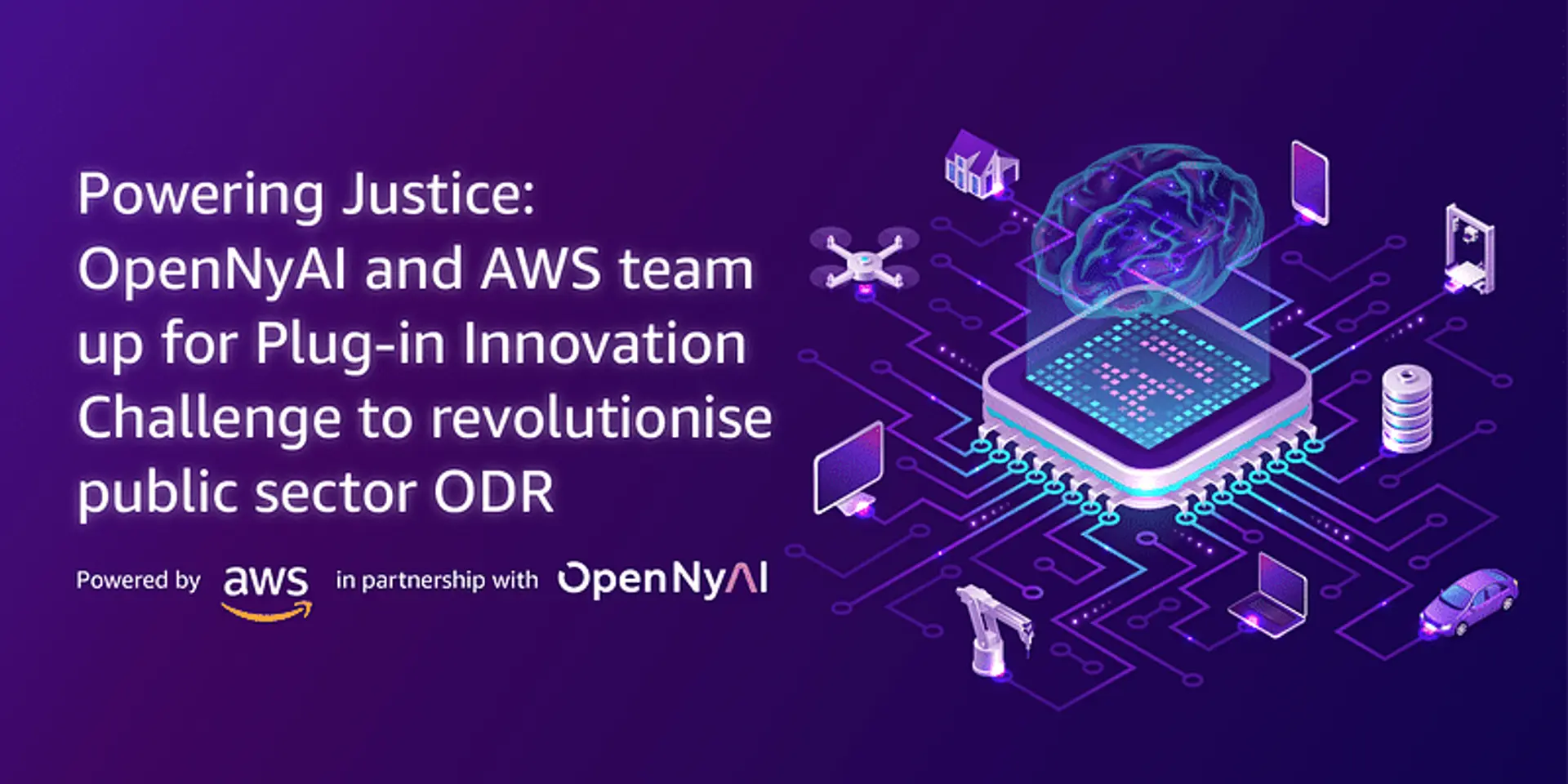 Powering Justice: OpenNyAI and AWS team up for Plug-in Innovation Challenge to revolutionise public sector ODR