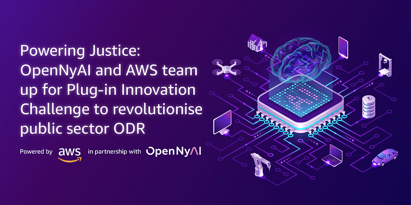 Powering Justice: OpenNyAI and AWS team up for Plug-in Innovation Challenge to revolutionise public sector ODR