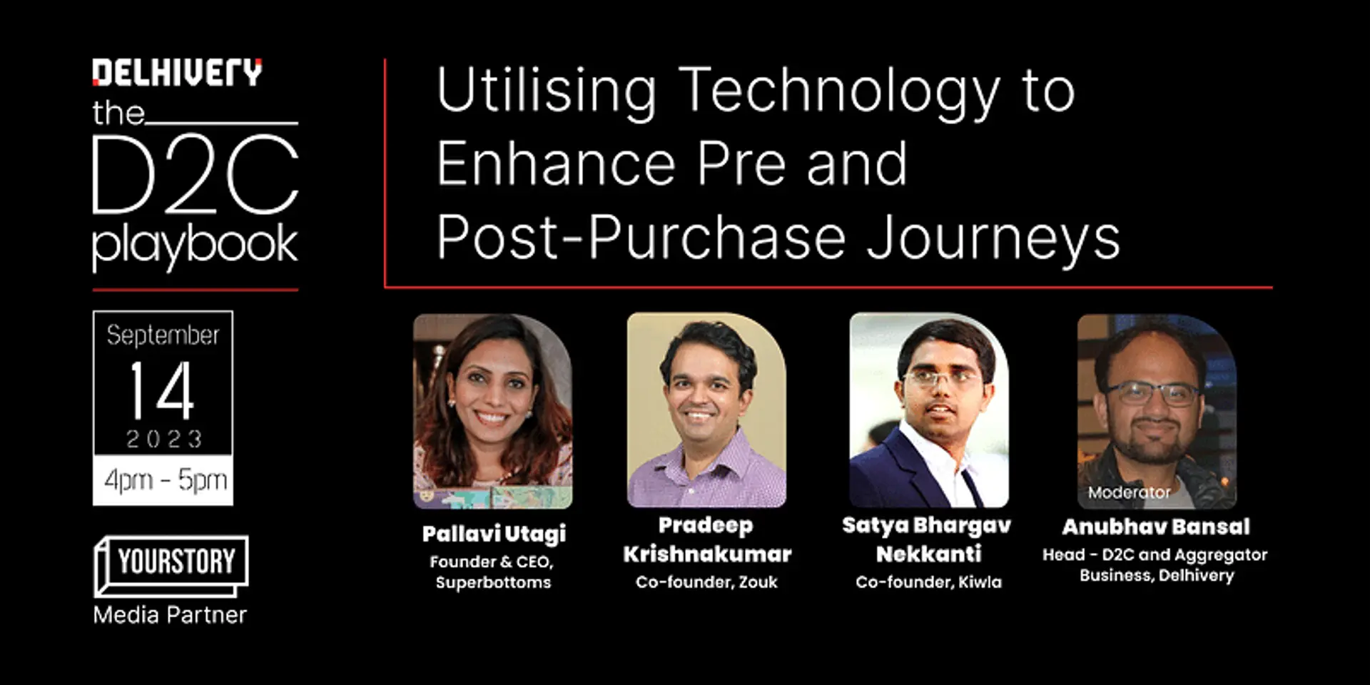 D2C Playbook Webinar: Understanding tech's role in optimising pre and post-purchase customer journeys for D2C brands