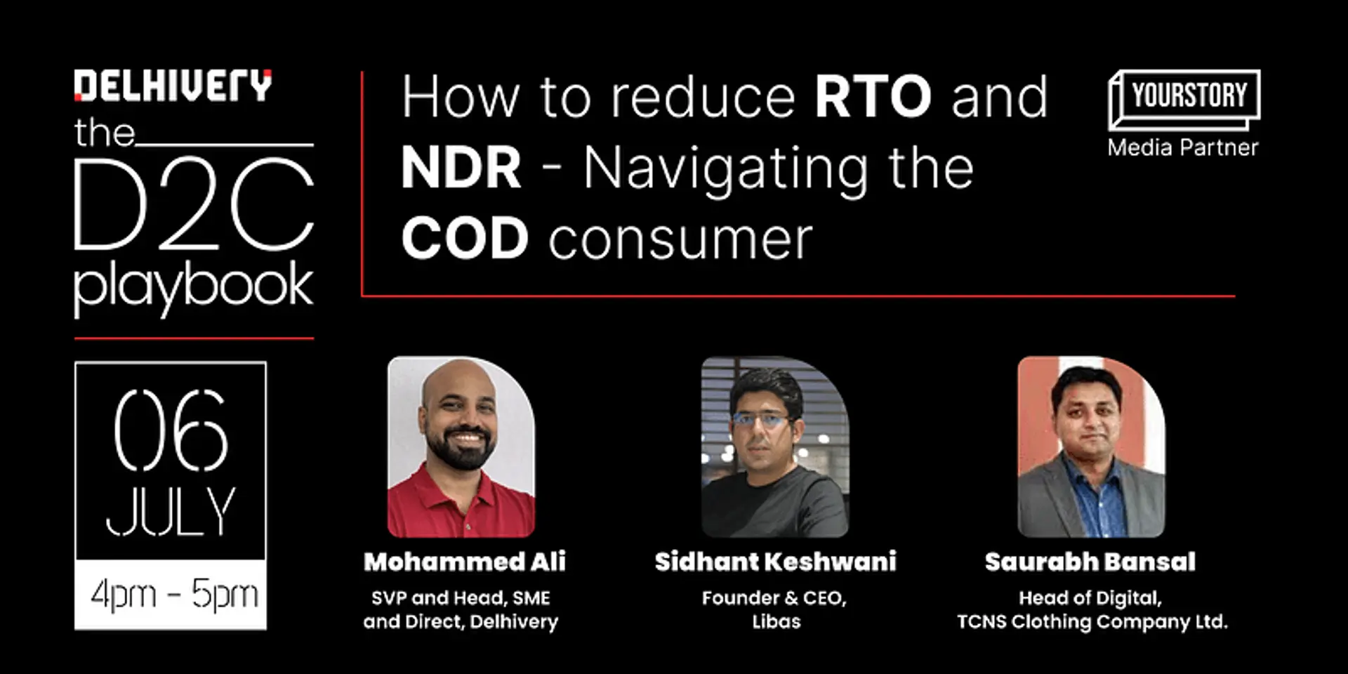 Upcoming webinar: How to manage your COD customer better? Know all about reducing RTO and NDR for your D2C brand
