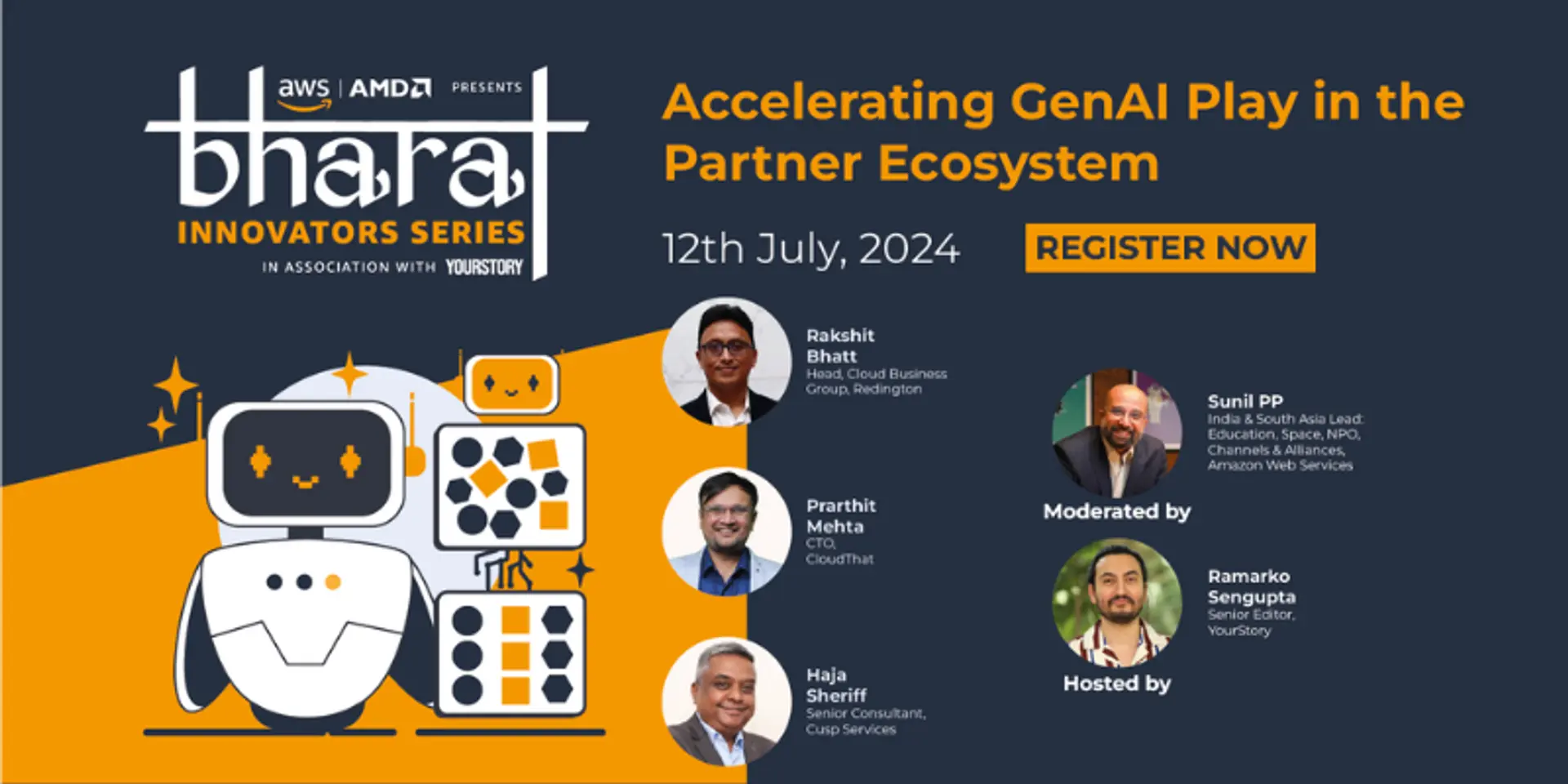 Generative AI in the partner ecosystem: Experts to discuss strategies at AWS Bharat Innovators’ webinar