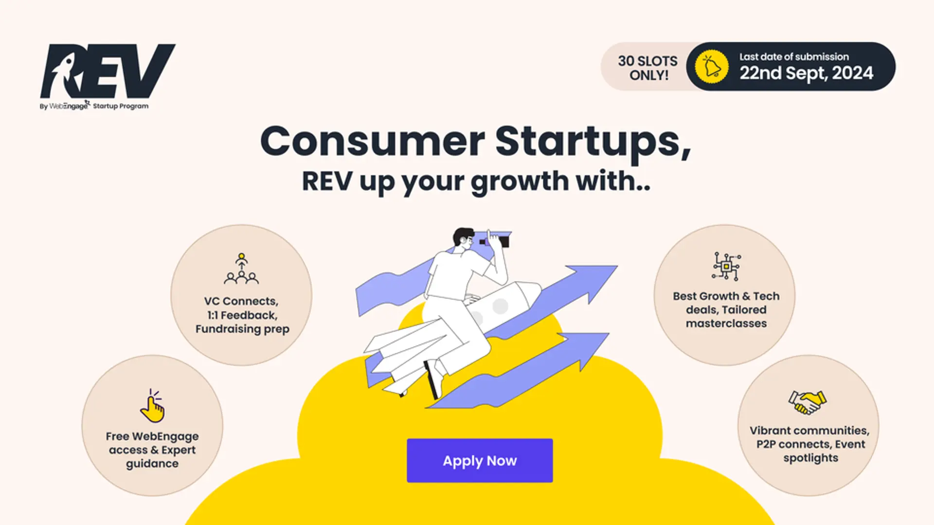 REV by WebEngage Startup Program is set to fuel the next generation of India’s startup ecosystem