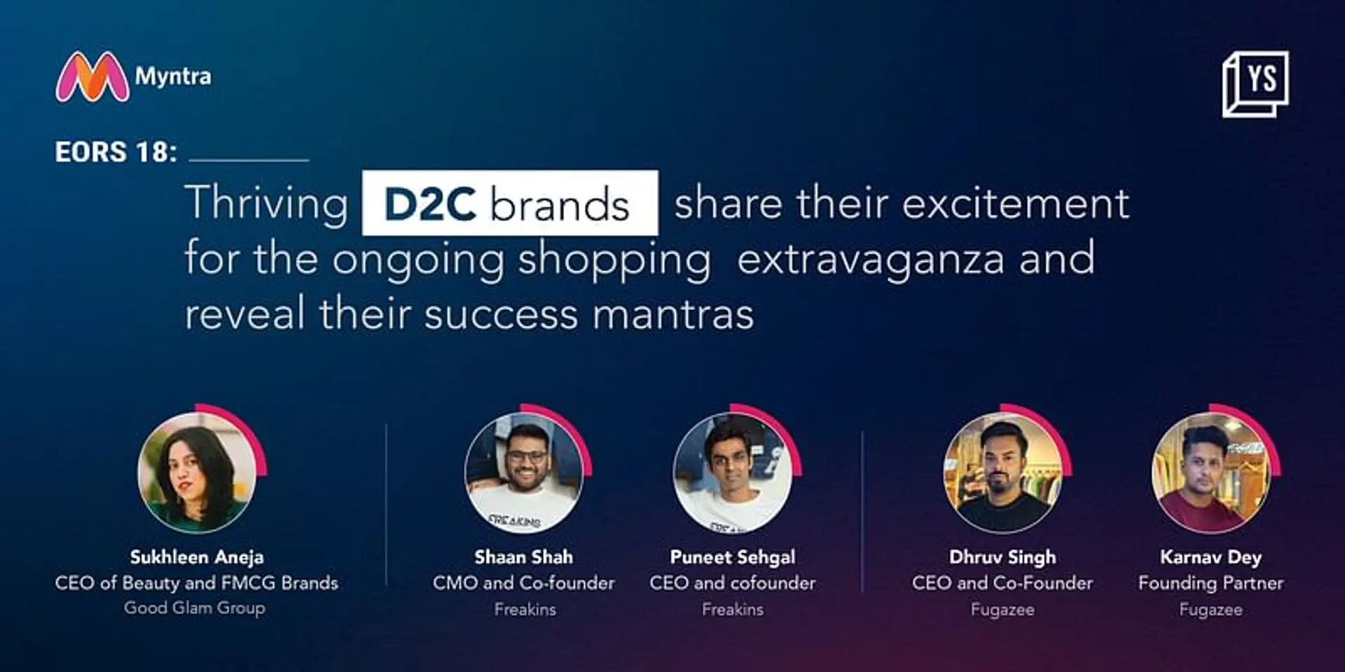 Myntra End of Reason Sale 18: Thriving D2C brands share their excitement for the ongoing shopping extravaganza and reveal their success mantras