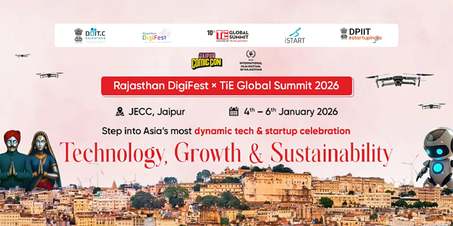 Why creators and founders will share the same stage at Rajasthan DigiFest × TGS 2026