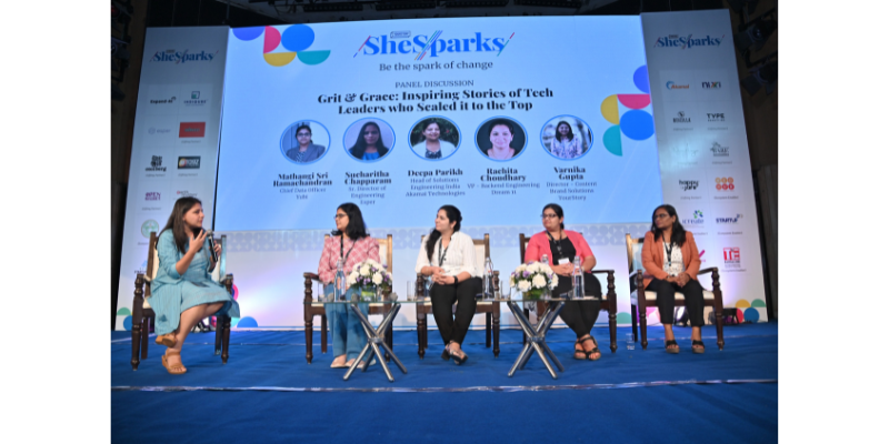 At SheSparks 2023, women tech leaders share how they scaled it to the top with grit & grace 
