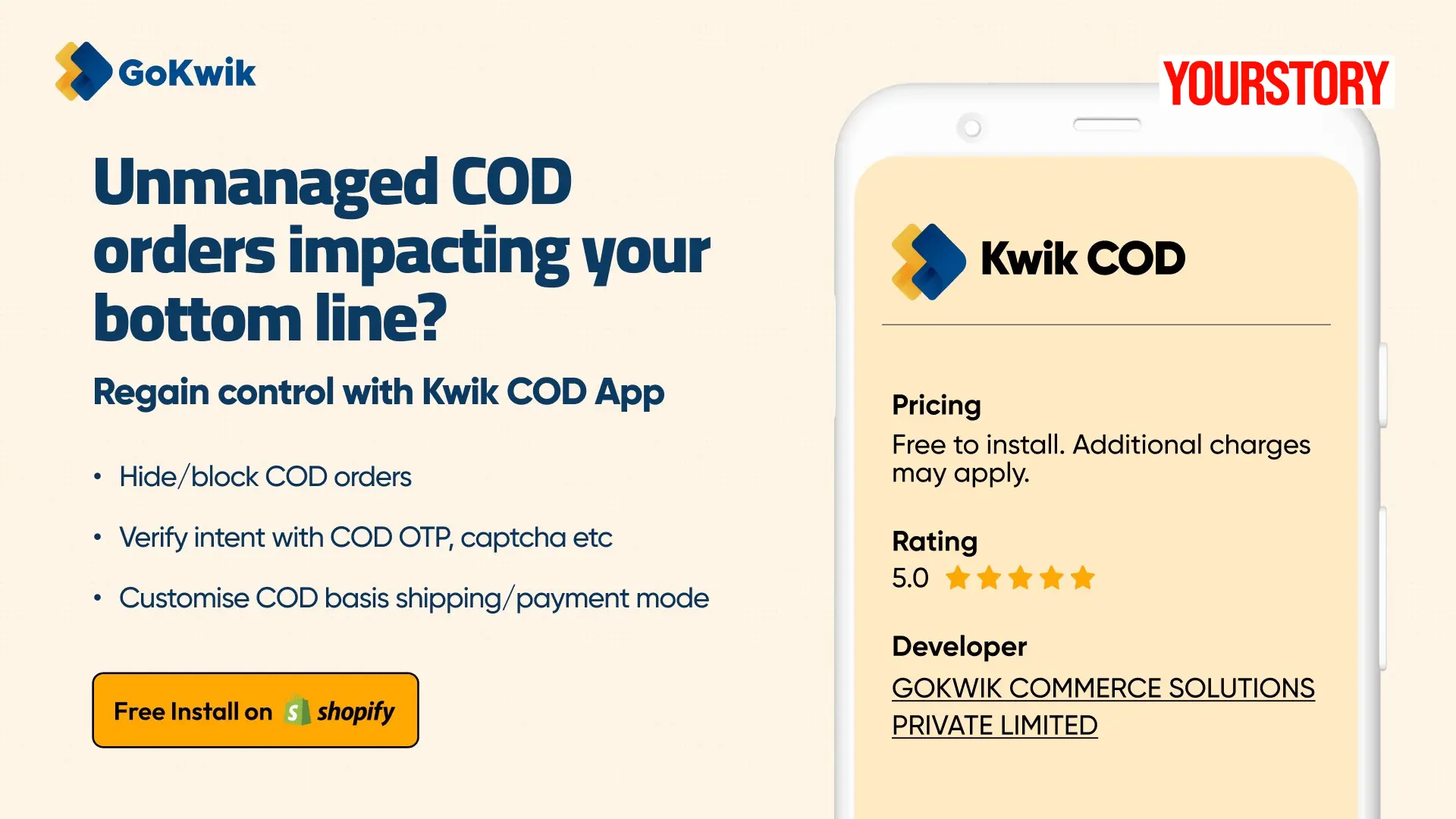 New app on the block: Shopify spotlights Kwik COD app for e-commerce merchants