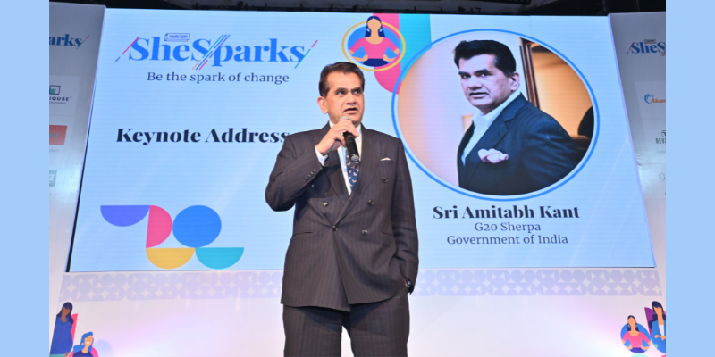 India cannot achieve growth without its women: G20 Sherpa Amitabh Kant at SheSparks 2023