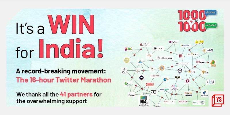 1000 stories in 1000 minutes celebrated Indian Entrepreneurial diversity 
