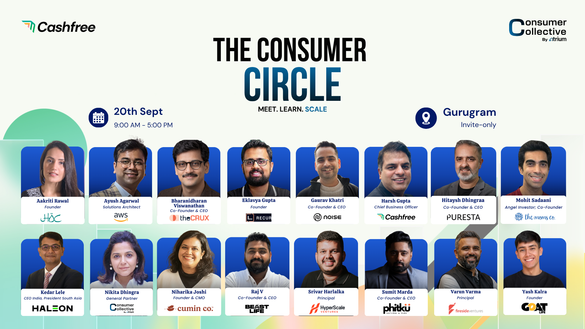 Decoding India’s new-age consumer: Cashfree, Consumer Collective by Atrium to host The Consumer Circle in Gurugram 