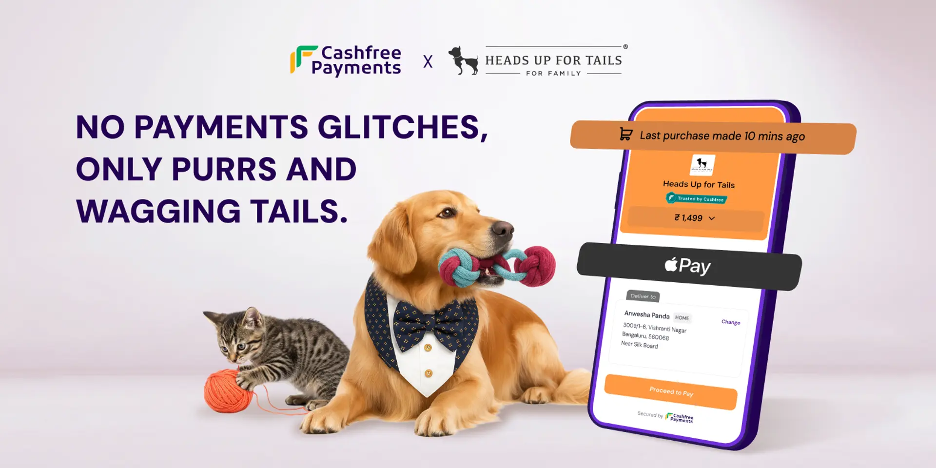 How HUFT Became India’s Go-To Online Marketplace for Everything Petcare, Powered by Cashfree’s Checkout Experience

