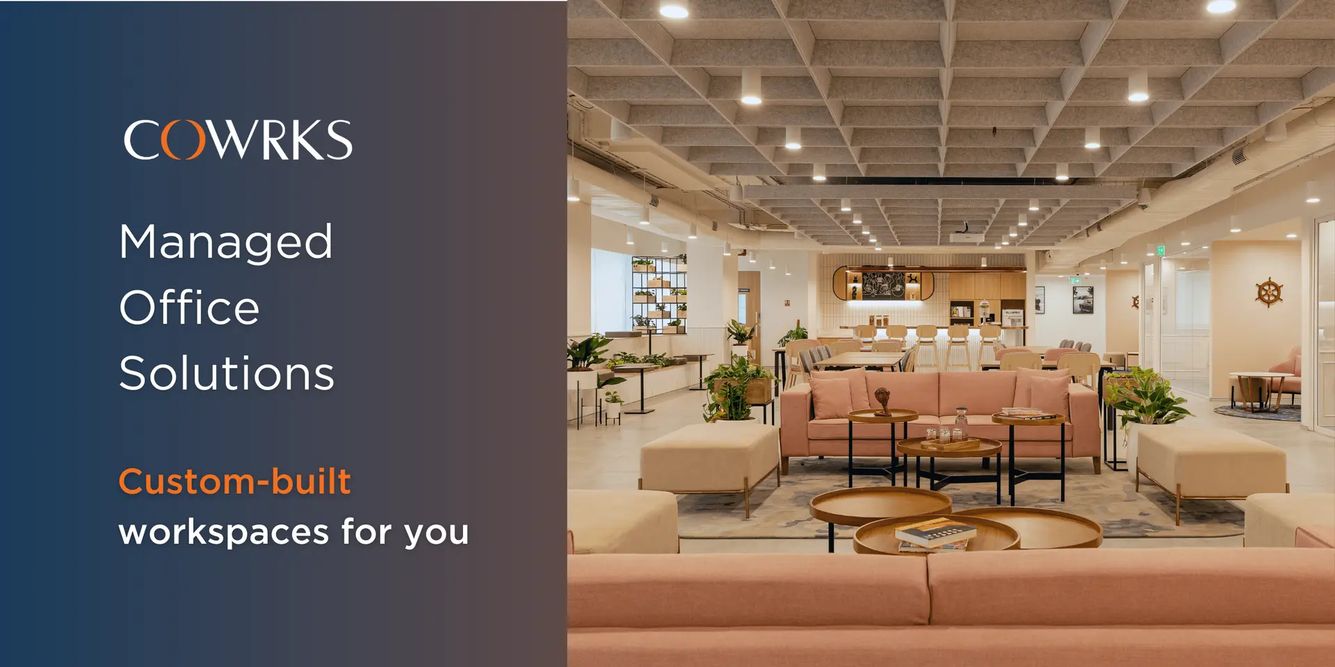 Design your ideal workspace with COWRKS Managed Office Solutions