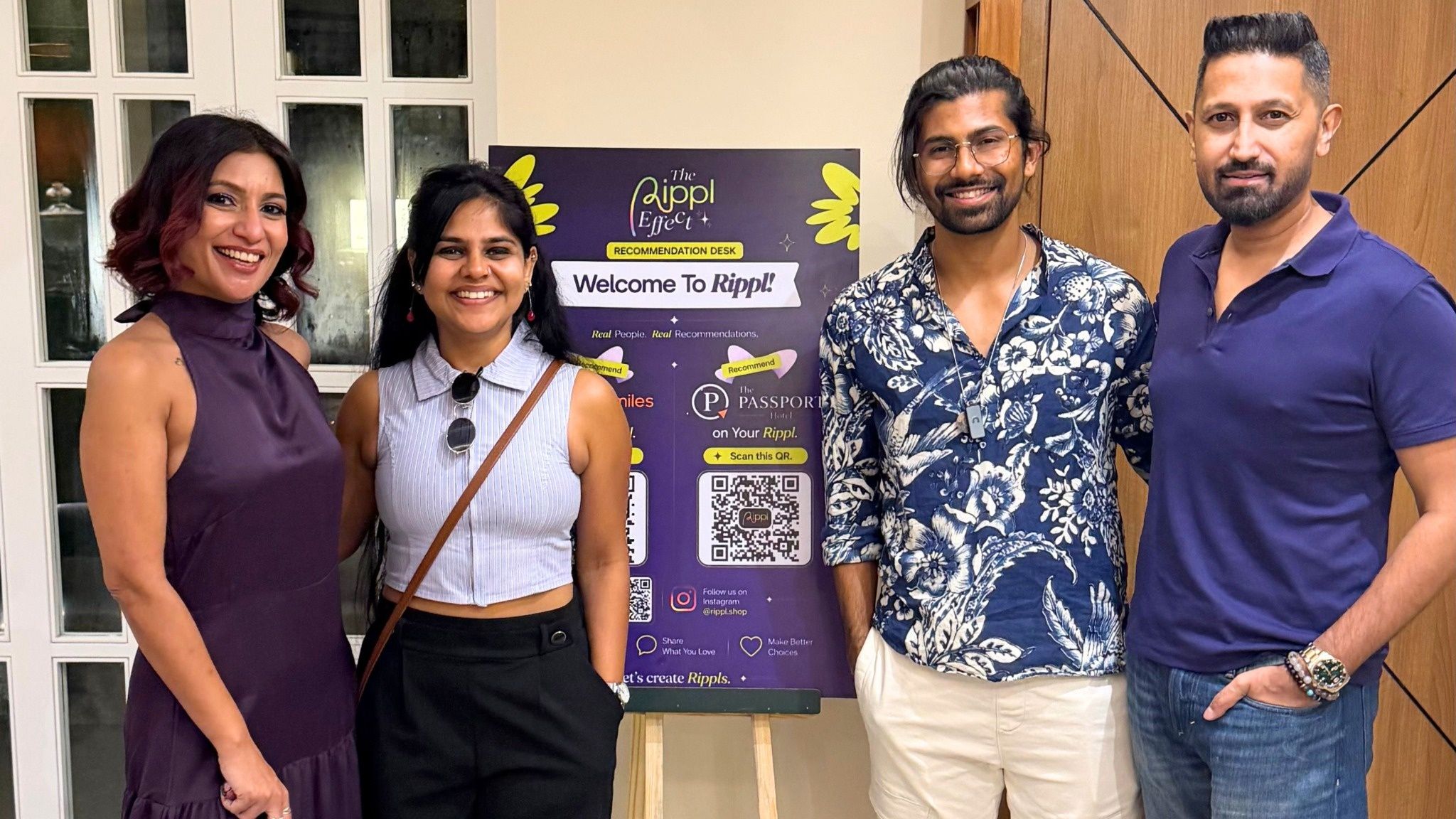 The Passport Hotel, Nasher Miles, and Rippl bring creators together for a sharing circle on trust and genuine recommendations in Goa