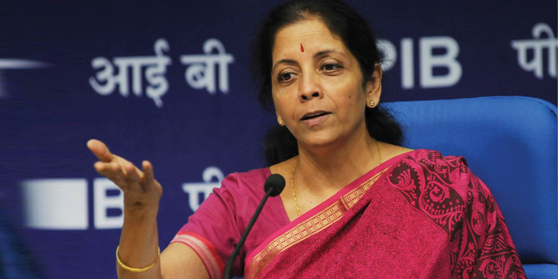 Finance Minister Nirmala Sitharaman announces plan to merge 10 PSBs into four entities