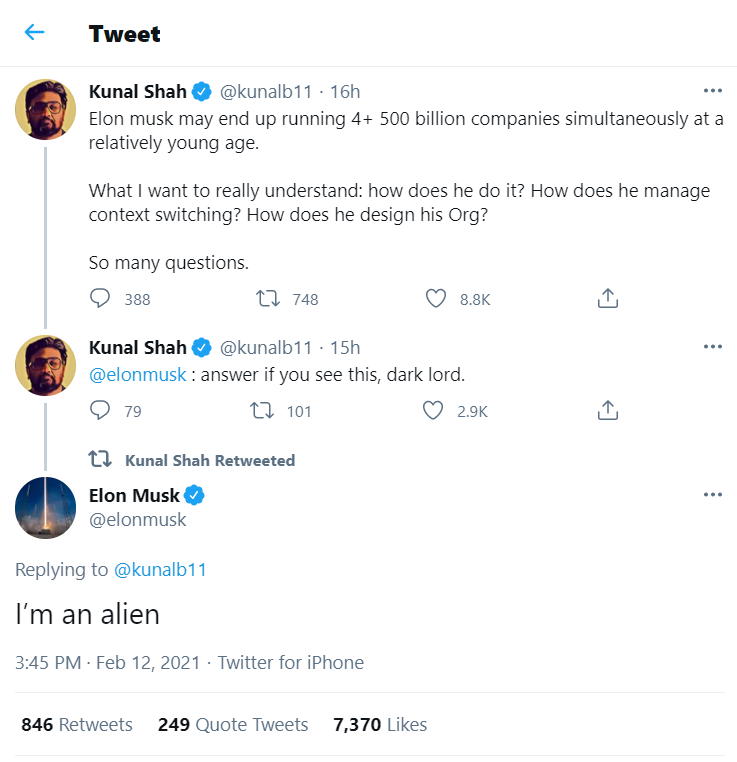 Elon tweet bitcoin