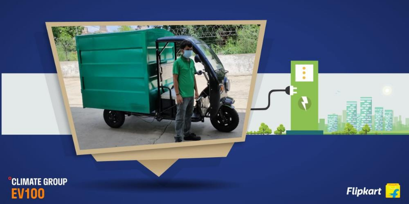 Flipkart commits to 100 pc electric vehicles fleet by 2030