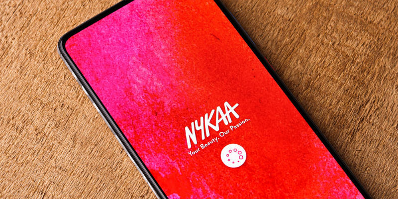 Nykaa share price almost doubles on stock market debut
