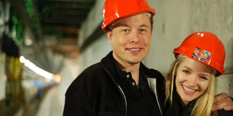 elon musk and talulah riley from flickr