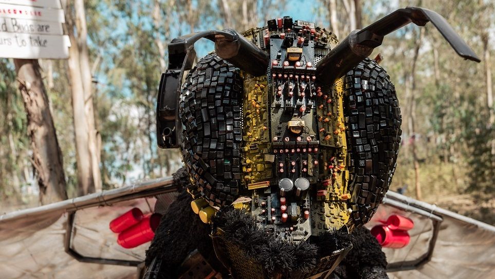 Award-winning Echoes of Earth music pageant gears up for 2025 version 6 Echoes of Earth 2022 - eWaste art installation