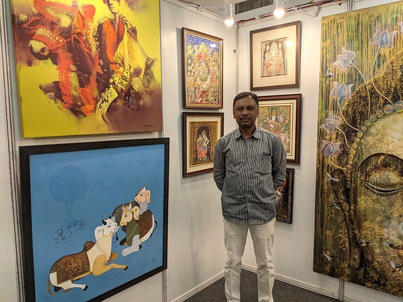450 artists, 100 booths, 4,000 artworks, 30 art galleries–India Art Festival kicks off its second Bengaluru edition - YourStory (Picture 10)