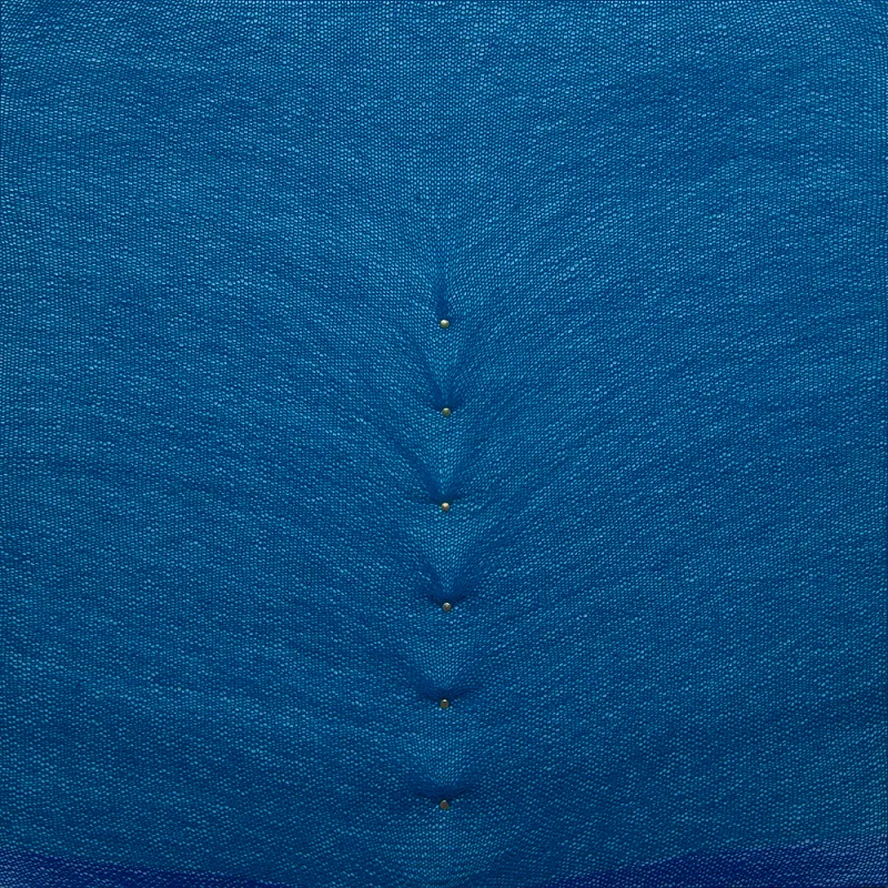 Unitled, Wool on canvas, 72 x 72 inches 2019