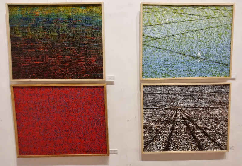 Wrestle and dignity: how artist Dipak Ankalkhope captures the inspiring lifetime of farmers 15 11