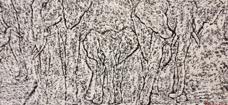 Wrestle and dignity: how artist Dipak Ankalkhope captures the inspiring lifetime of farmers 16 12