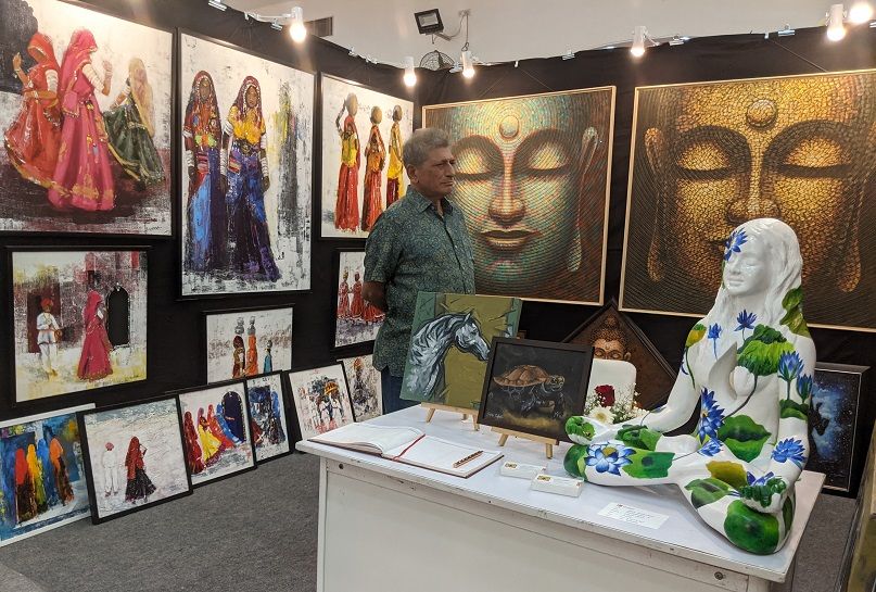 450 artists, 100 booths, 4,000 artworks, 30 art galleries–India Art Festival kicks off its second Bengaluru edition - YourStory (Picture 22)